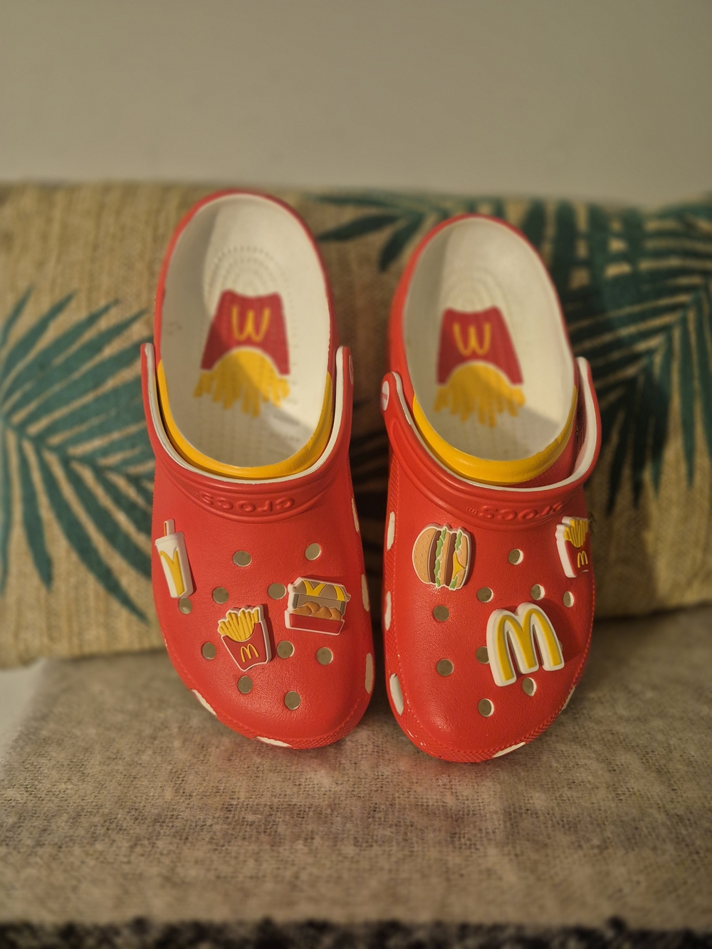 McDonald's Crocs Classic Red Clogs Men's 10 Women's 12